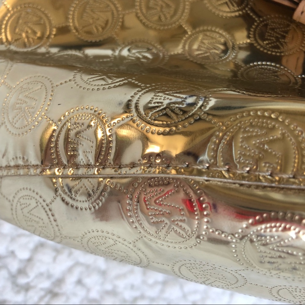 ✨Michael Kors Grayson Gold Satchel - Picture 7 of 8